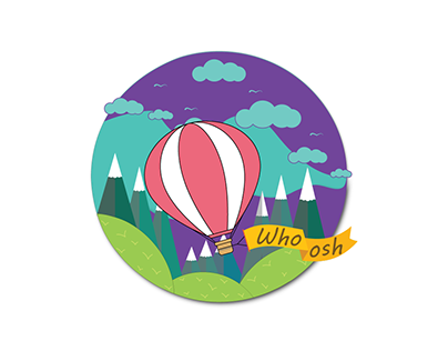 Daily logo challenge day 2 Hot Air Balloon