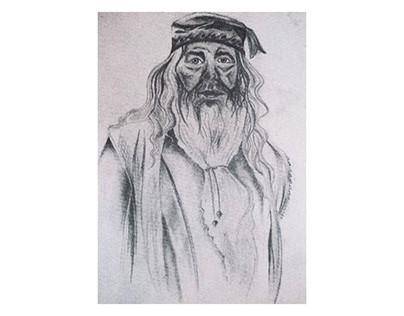 Human face ‘Dumbledore from Harry Potter’
