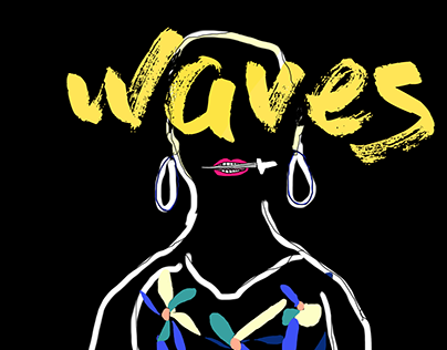 Book Cover - Waves, Virginia Woolf