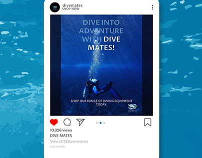 Social Media Ad for Dive Mates