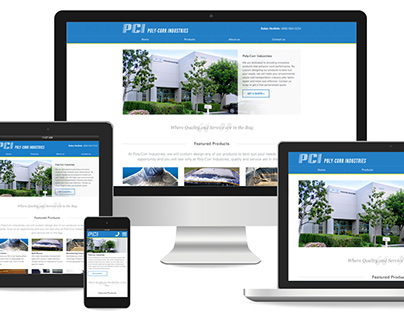 Poly-Corr Industries website design, development, SEO
