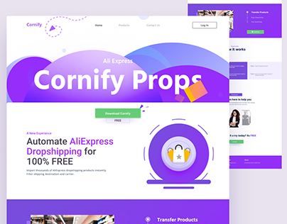 Cornify Extension PageDesign