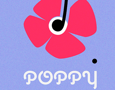 Logo design - Poppy notes