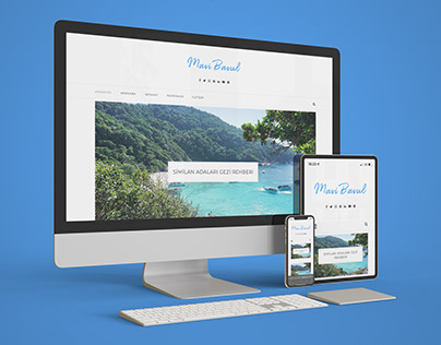 Web Sitesi Tasarımı - Mavi Bavul Geziyor