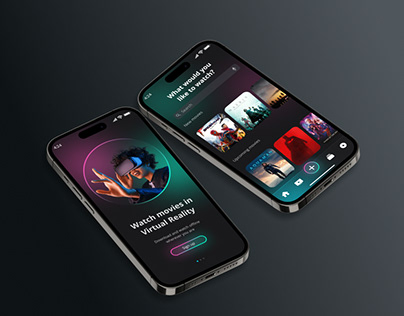 Neon UI App Design