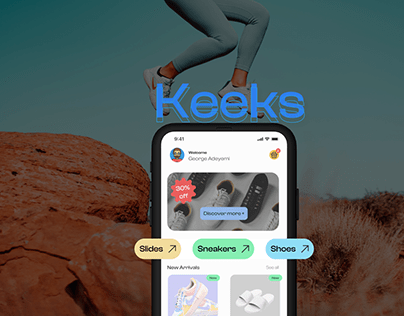 Keeks | An e-commerce app for authentic shoes