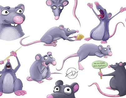 Mice Surprise- character design