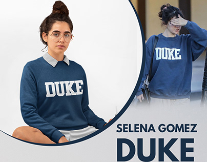 Selena Gomez Duke Unisex Crewneck Sweatshirt