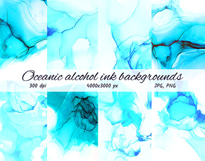 Alcohol ink backgrounds