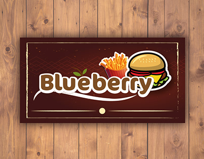 Business Card - Mock Up Blueberry