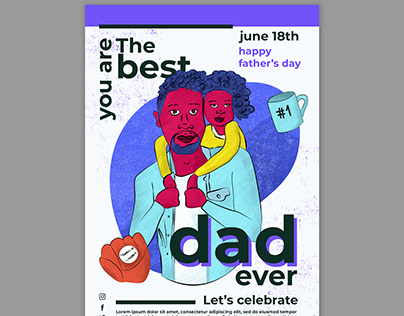 Father's day (digital illustration)