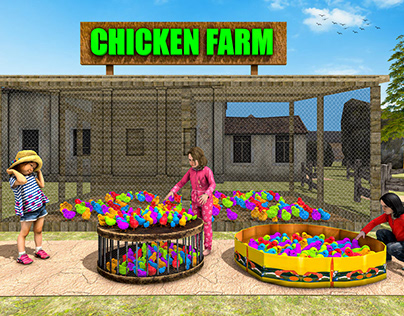 Design: Color full Chick Game