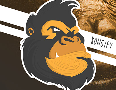 Gorilla Mascot Logo / King Kong / Kongify