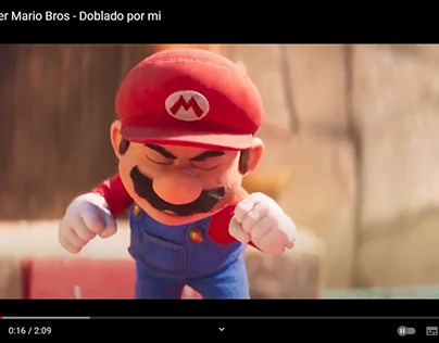 Trailer de Super Mario Bros donde hago todas las voces