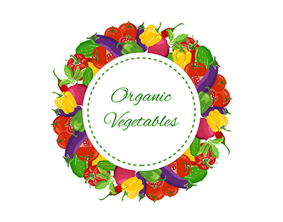 Organic vegetable lable