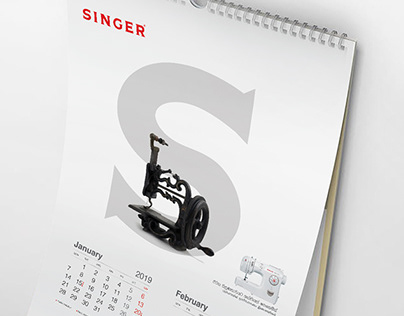 Singer Calendar Concept