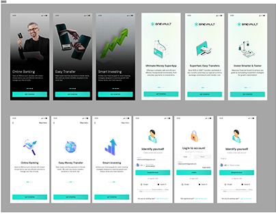 OnBoarding Screens Concepts