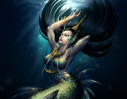 Mermaid Thai|Digital art
