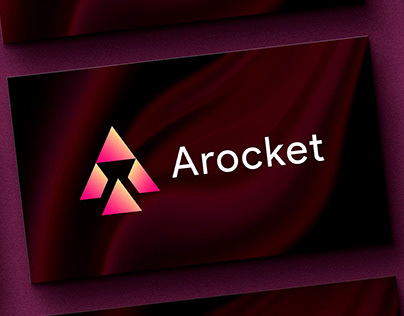 Arocket, logo design, branding, tech logo, tech