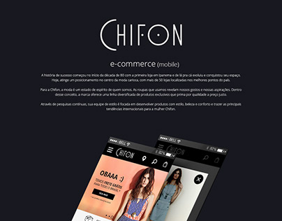 Chifon - Moda (e-commerce mobile)