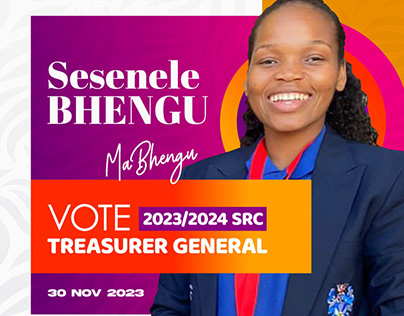 SRC Election Candidate poster