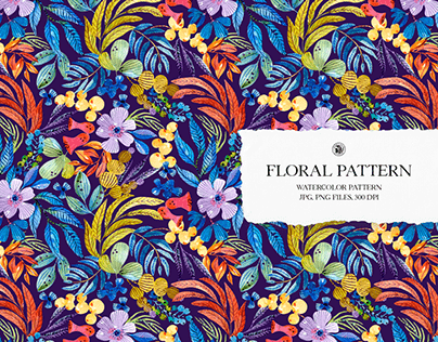 Floral Watercolor Pattern