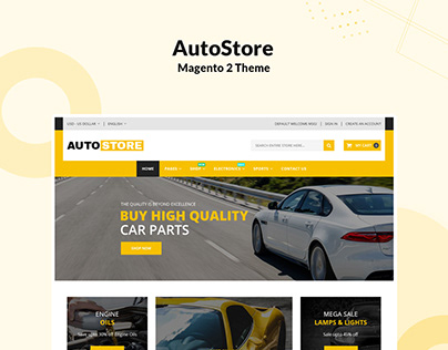AutoStore - Auto Parts Responsive Magento 2 Theme