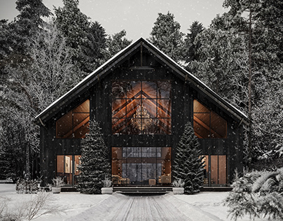 Winter Barnhouse