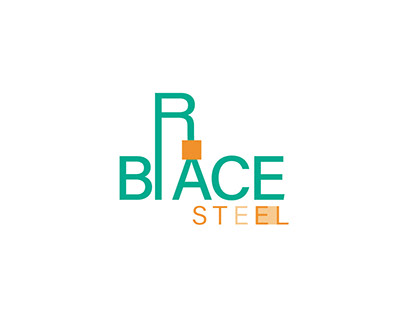 Brace Steel logo design