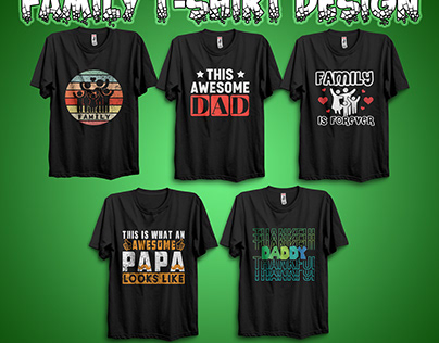 family tshirt design