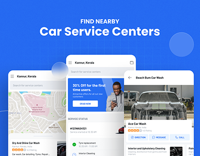 Find nearby service centers