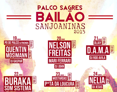 Palco Bailão - Sanjoaninas 2015