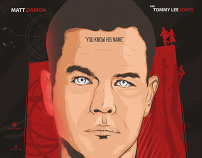 Jason Bourne Illustration