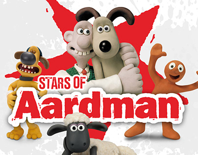 Stars of Aardman Logo Design / Identity