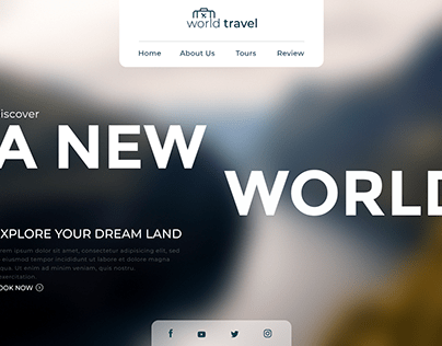 A New World Landing Page