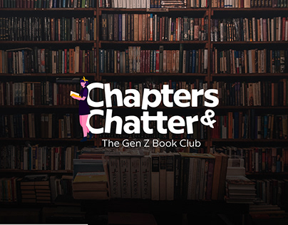 Chapters & Chatter Visual Identity Design