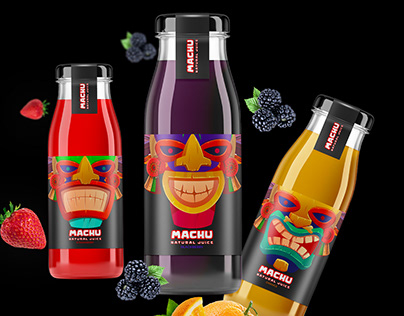 Packaging design for Machu natural juice