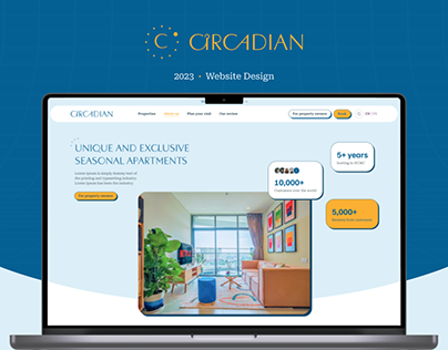 Circadian - Accomodations Website Design