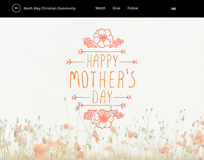 North Way Mother's Day Landing Page