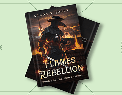 Flames of Rebellion | Custom Book Cover Design