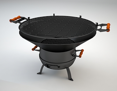 3D studio Max - Europan grill