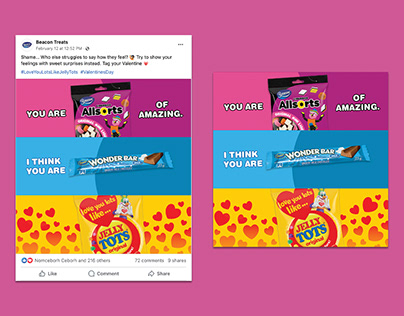 Beacon Treats-Valentines Day Social Media Design