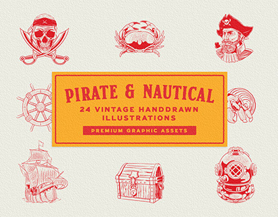 Pirate & Nautical - Illustrations