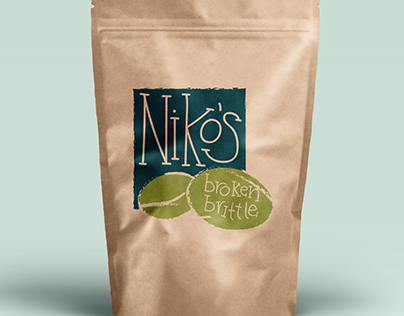 Niko's Broken Brittle Label Design Assignment