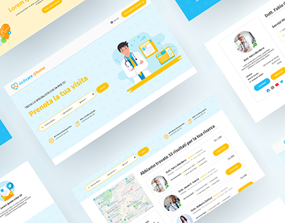Simple Healthcare Website Mockup Design | UI Design