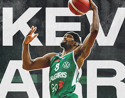 Kevarrius Hayes Zalgiris Kaunas Basketball Poster