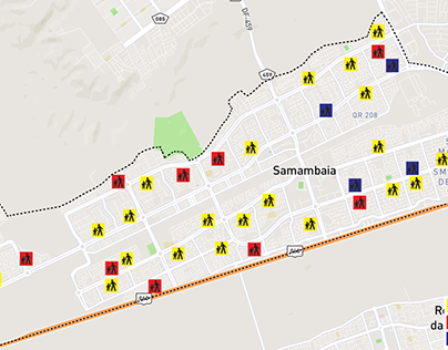 Mapa Escolas Samambaia