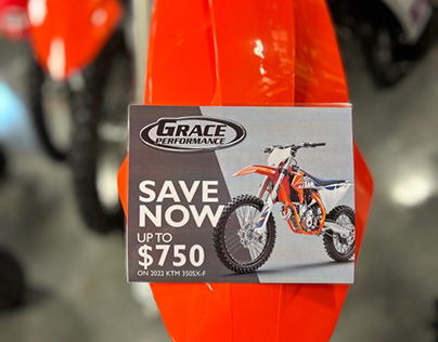 Motorcycle Sales Tag