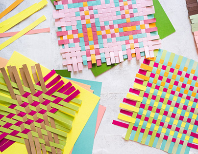 Paper Weaving Project
