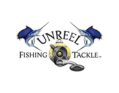 Unreel Fishing Tackle Logo Design by Mike Bohak